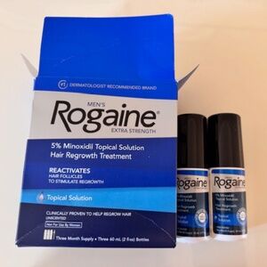 Rogaine Men's 5% Minoxidil Foam For Hair Regrowth Unscented
